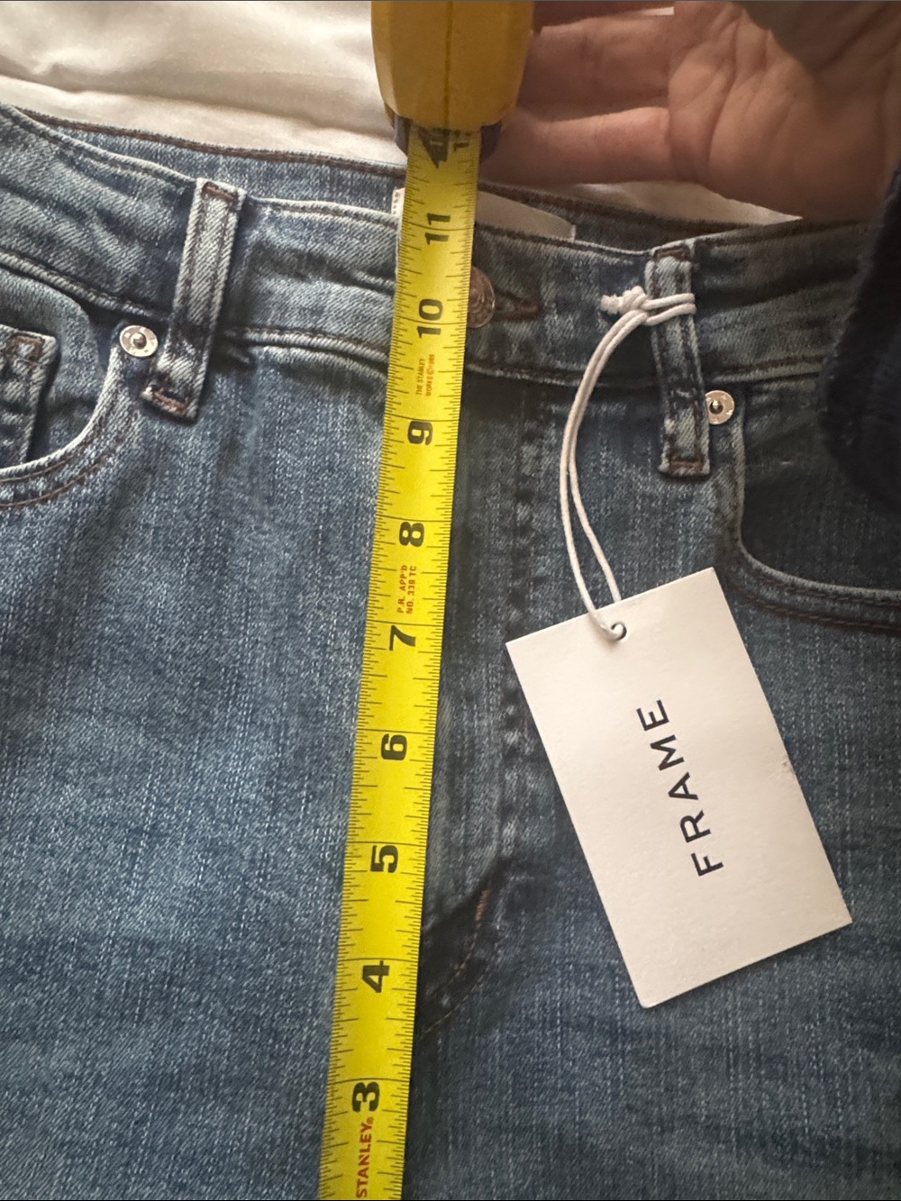 NWT FRAME Denim The Pencil Jeans in Crave, Size 28 - Picture 11 of 12